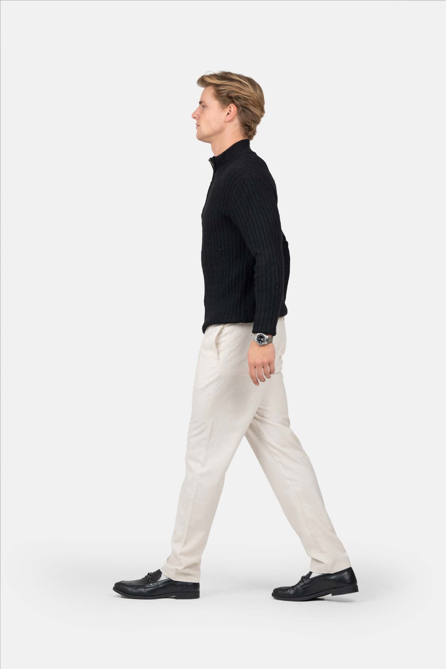 Linnen Broek Winter Edition Beige