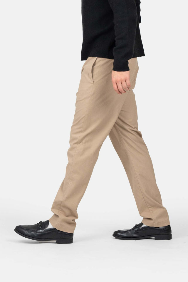 Linnen Broek Winter Edition Mokka