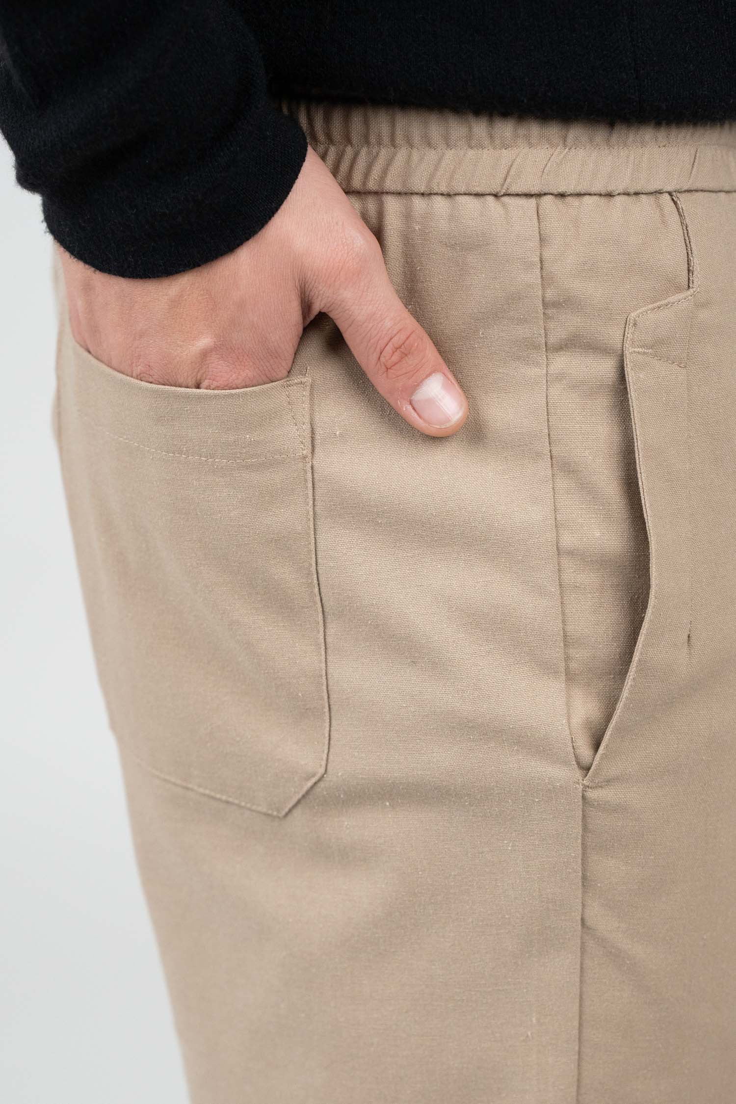 Linnen Broek Winter Edition Mokka