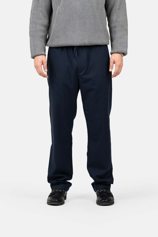 Linnen Broek Winter edition Navy