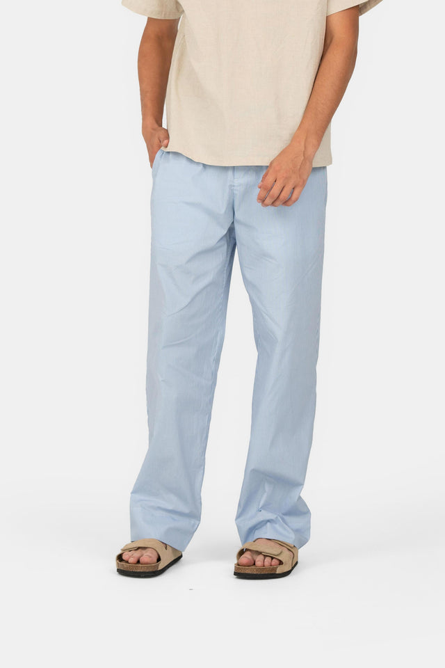 Pyjamabroek Blauw Gestreept