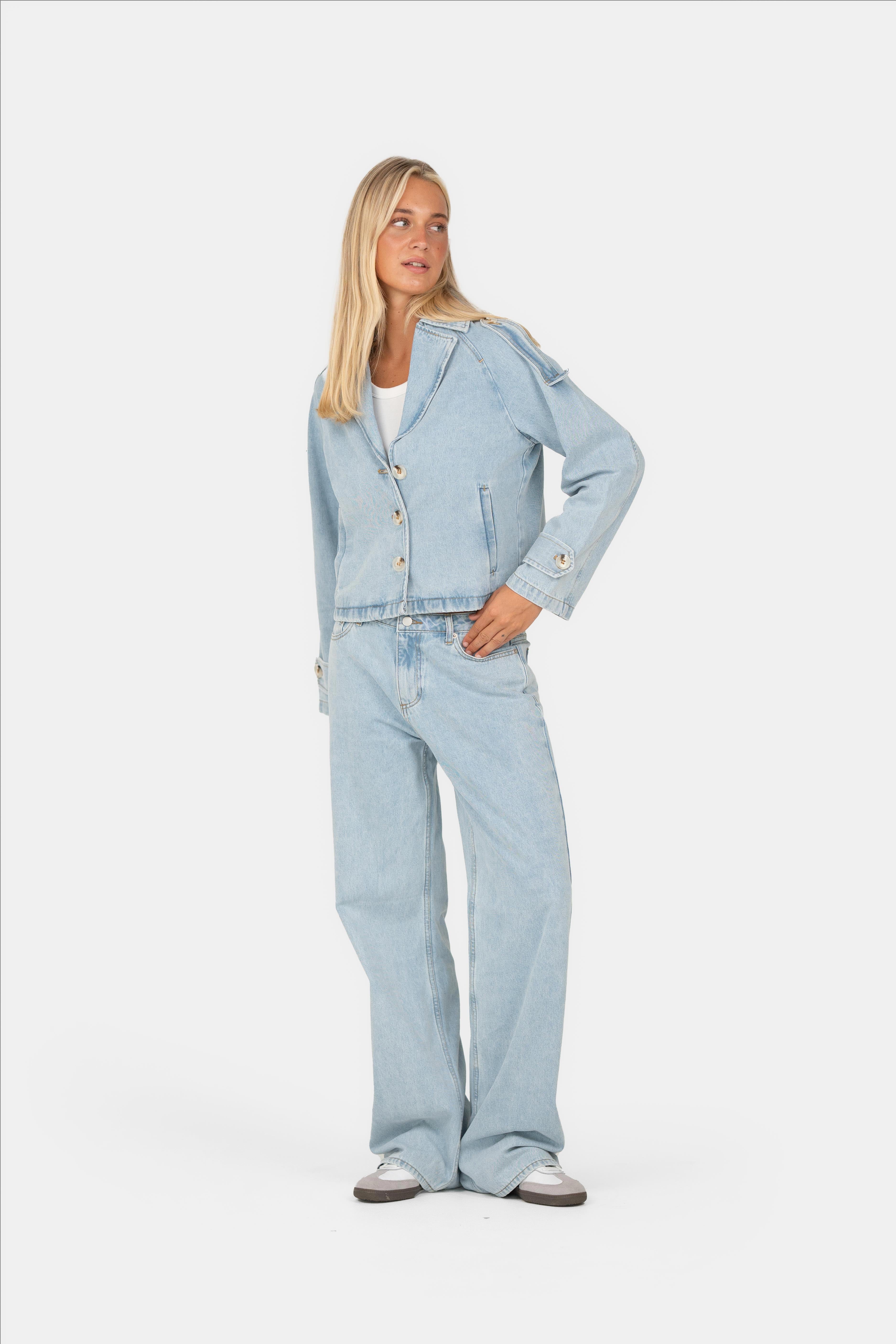 Denim-Jacke Blauw Josefine x SC