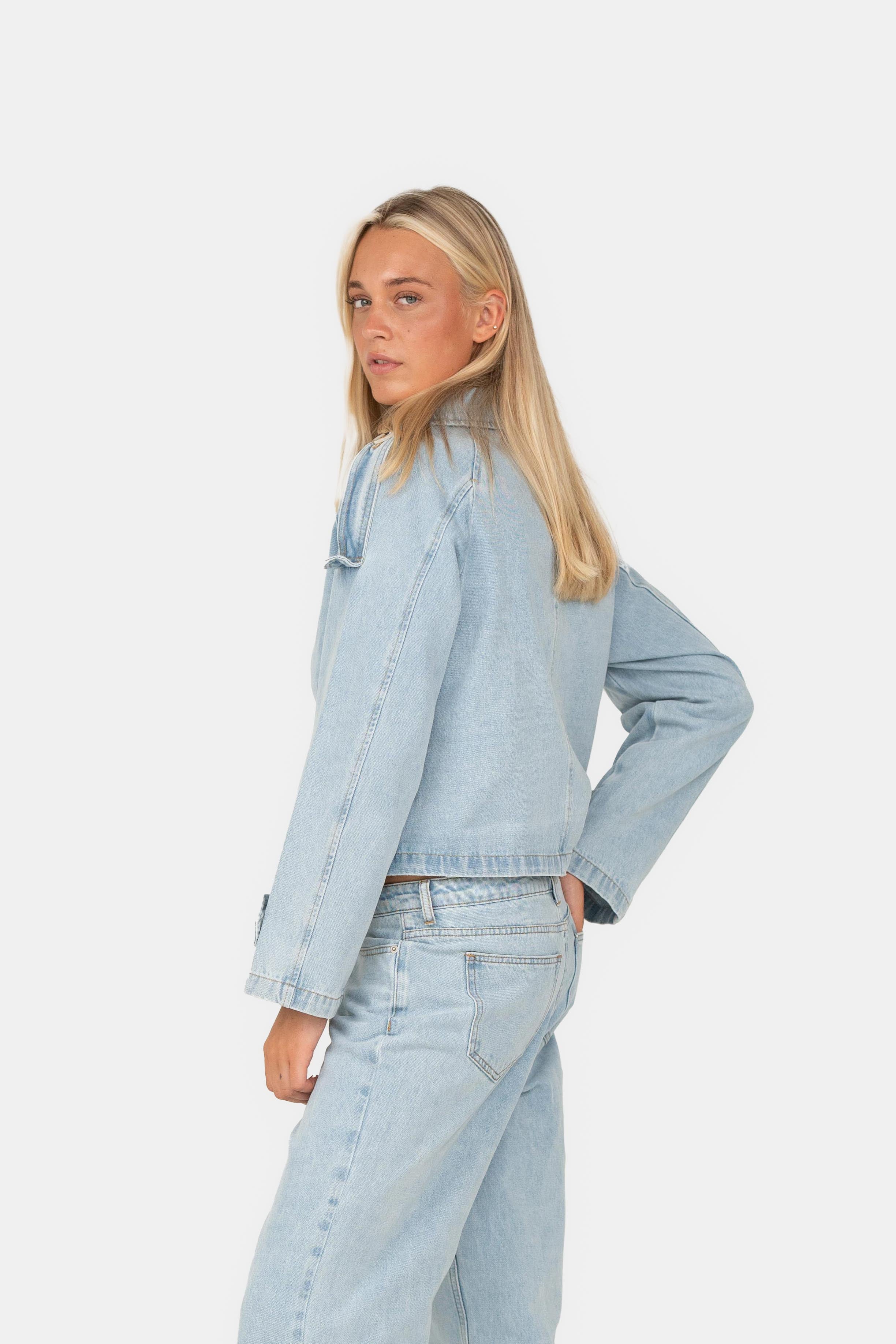 Denim-Jacke Blauw Josefine x SC