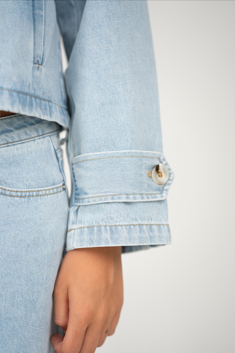 Denim-Jacke Blauw Josefine x SC