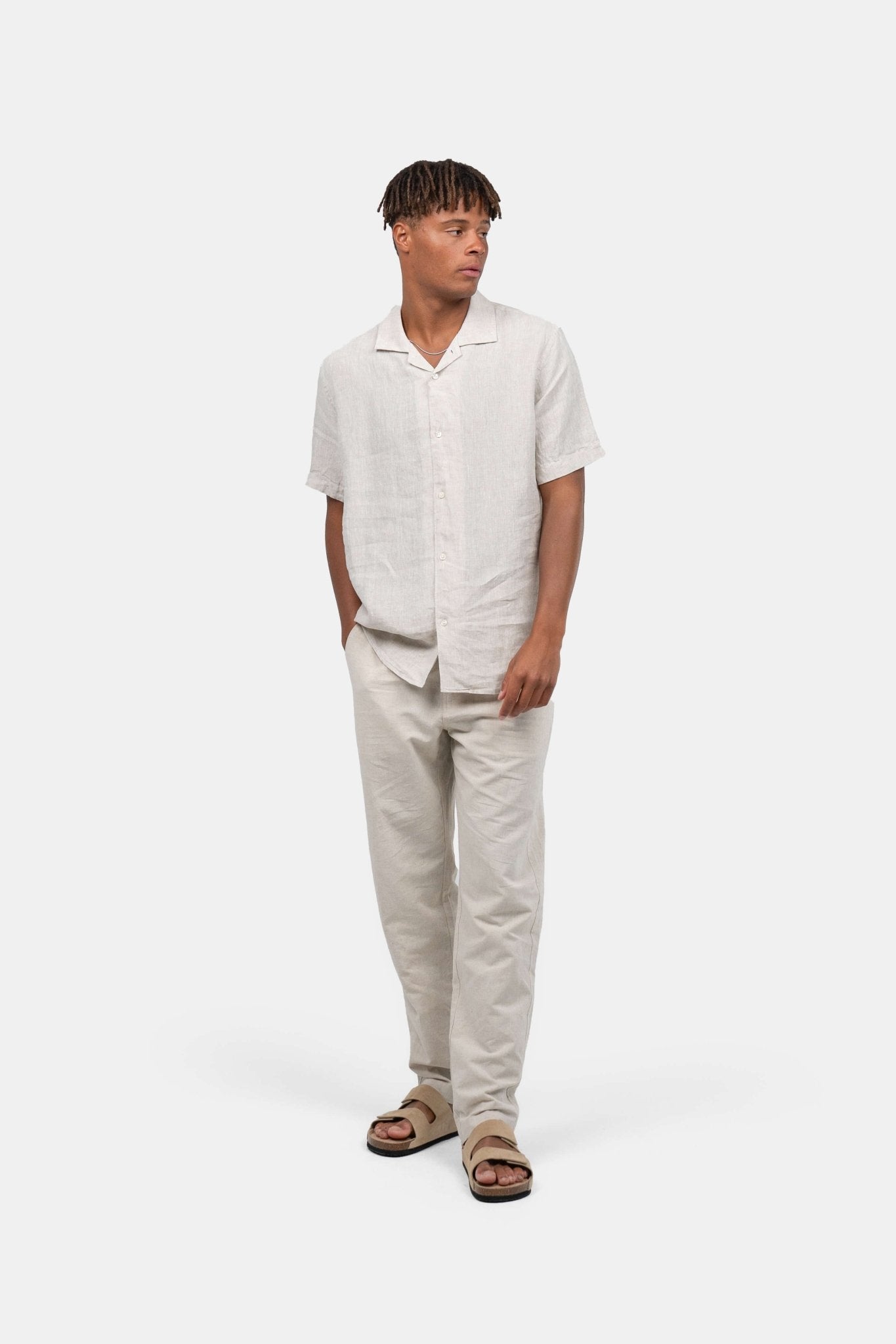 Hørbukser Beige |  Skagen-clothing.dk