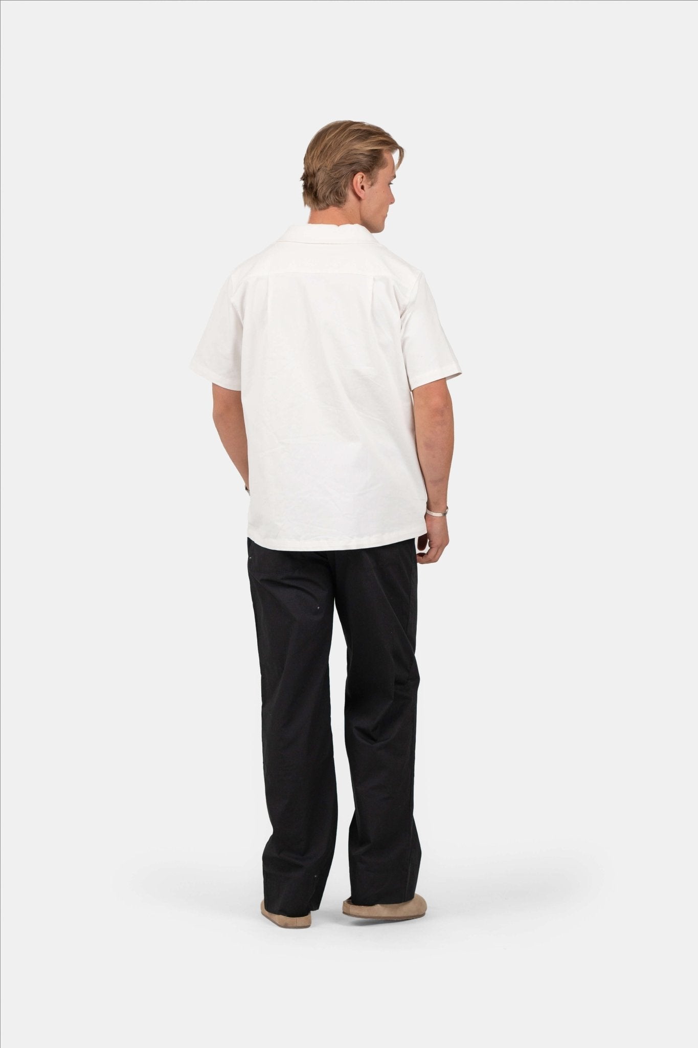 Kortærmede Skjorte - Box fit Hvid |  Skagen-clothing.dk