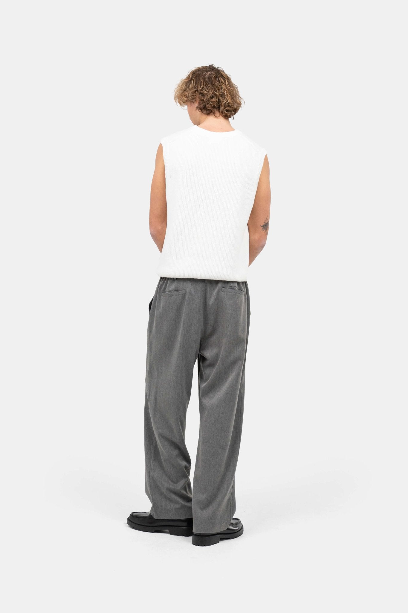 Strikvest Hvid |  Skagen-clothing.dk