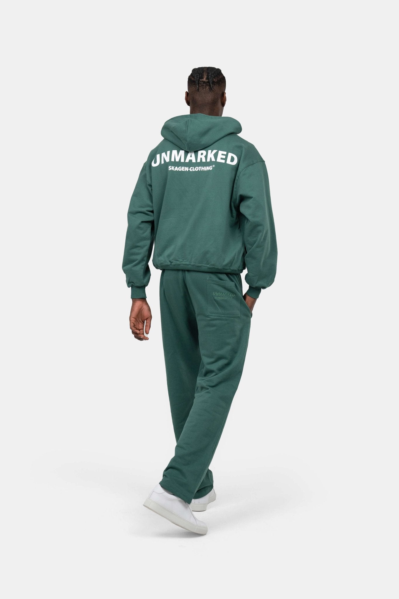 UNMARKED Zip-Hoodie Grøn |  Skagen-clothing.dk